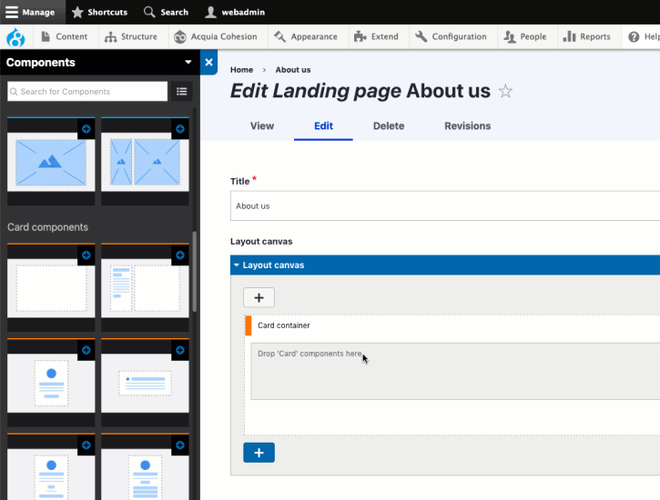 Reusable Component Architecture
