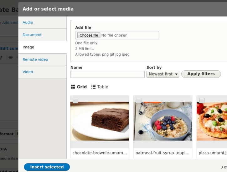 Structured Content Models